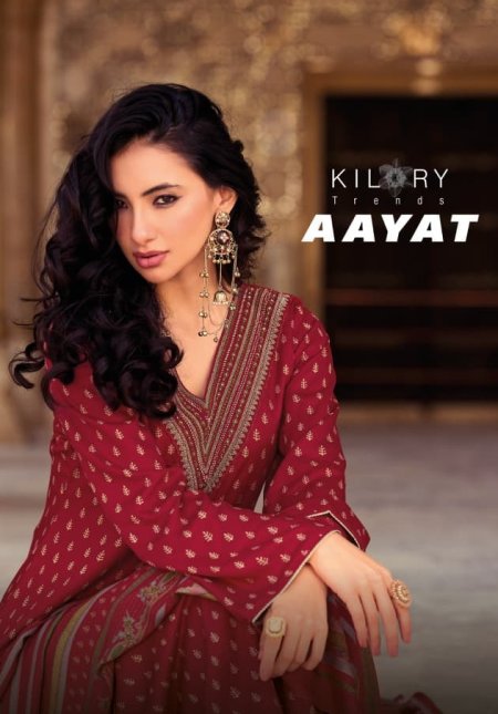 Aayat By Kilory Viscose Pashmina Dress Material 